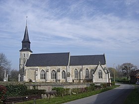 Ilustrační obrázek článku Kostel Saint-Mélaine v Berville-sur-Mer