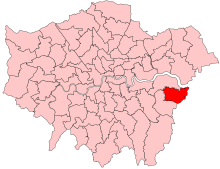 Bexleyheath and Crayford 2023 Constituency.svg