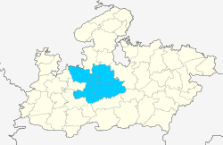 Bhopal division Madhya Pradesh locator map.svg
