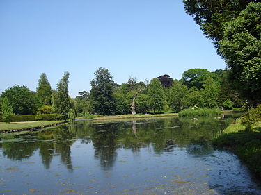 The lake Bolwick Hall Lake.JPG