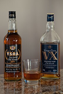 <span class="mw-page-title-main">Arrack</span> Distilled alcoholic drink typically produced in South and Southeast Asia