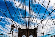 ملف:Brooklyn_Bridge_Tower_and_Cables.jpg