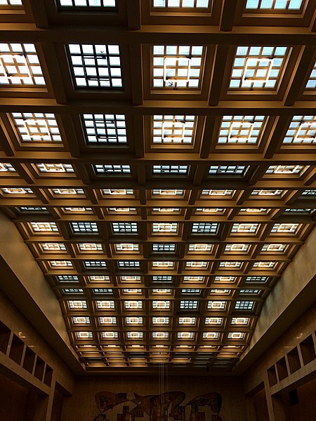 Ceiling of Brussels Central Station