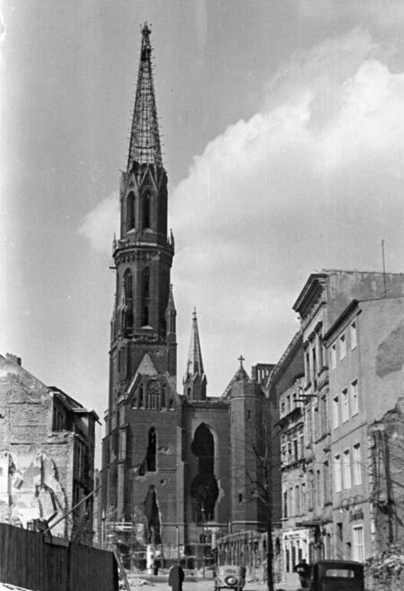 Bundesarchiv Bild 183 10508 0001, Berlin, Petrikirche, Ruine