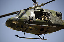 CH-146 Griffon in Afghanistan armed with a Dillon Aero M134D Minigun