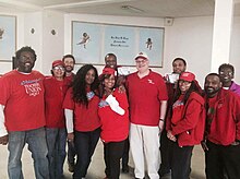 Johnson during the 2019 Chicago Public Schools strike CTU Strike.jpg