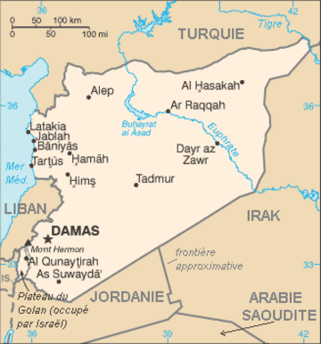 Liste de villes de Syrie