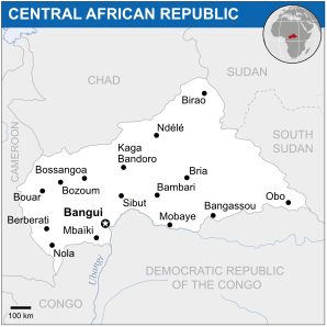Central African Republic - Location Map (2013) - CAF - UNOCHA.svg