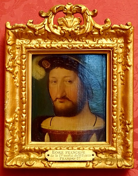 File:Chantilly (60), musée Condé, anonyme, portrait de François Ier, vers 1535, inv. PE 243.jpg