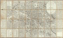 1804 (Charles Picquet, Plan routier de la ville de Paris et de ses faubourgs)