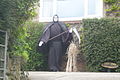 A homemade scarecrow, seen outside a house in Chillerton for the Chillerton & Gatcombe Scarecrow Festival 2013, on the Isle of Wight.