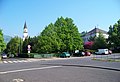 Čeština: Chlumec, okres Ústí nad Labem. Náměstí, Krušnohorská, od Ústecké. English: Chlumec, Ústí nad Labem District, Ústí nad Labem Region, Czech Republic. Ústecká and Krušnohorská street, a square. Camera location 50° 41′ 51.5″ N, 13° 56′ 26.5″ E    View all coordinates using: OpenStreetMap