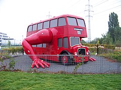 Autobus na pražském Chodově v roce 2013