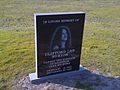 Memorial in memory of Cliff Burton, near the place of the accident.