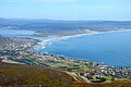 Die Küste der Walker Bay in Südafrika