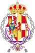 Coat of Arms of Maria Christina of Austria as Queen Dowager of Spain.svg