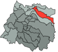 Curico commune map (Mapa de la comuna de Curicó)