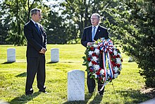 Cartwright at a wreath-laying ceremony with Rep. John Rutherford (R-FL) Congress Wreath-Laying Ceremony at U.S. Army Cpl. Frank Buckles' Gravesite (51189778141).jpg