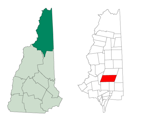 Location in New Hampshire