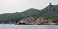 Corse tour genoise Capu di Muru anse Portu Cacau.jpg