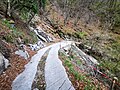 The track from Piazza towards Narro intersects Torrente Val Perlana stream