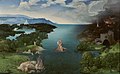 ヨアヒム・パティニール『ステュクス川を渡るカロンのいる風景』(1520-1524年)