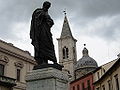 Campanario y cúpula vistos desde Piazza XX Settembre