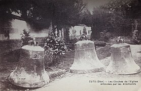 Les cloches de l'église enlevées par les allemands