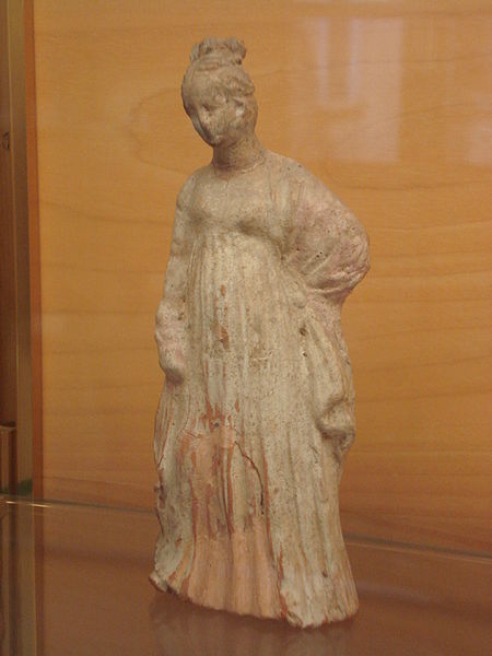 File:DSC00160 - Statuetta greca di offerente, del tipo ''tanagrina'', da Selinunte - Foto di G. Dall'Orto.jpg