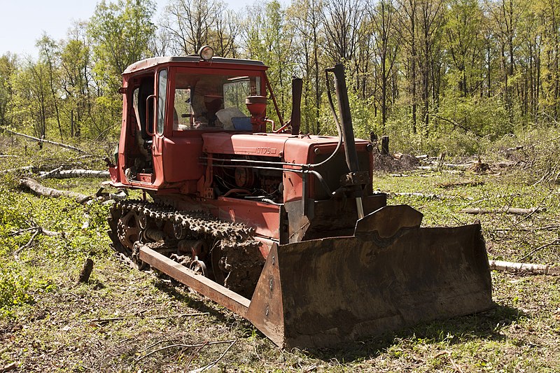 File:DT-75 bulldozer in Khimki Forest.jpg