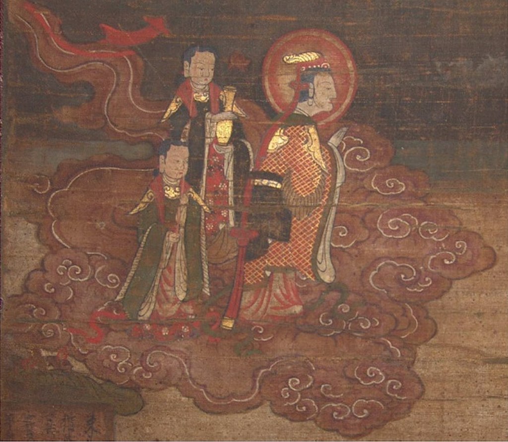 Daênâ with Her Attendants (Manichaean Sermon)