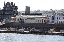 Dartmouth station building, now a restaurant.