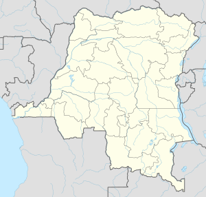 Бінга. Карта розташування: Демократична Республіка Конго