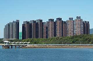 Double Cove Housing estate in Ma On Shan, Hong Kong