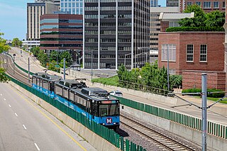 <span class="mw-page-title-main">Blue Line (St. Louis MetroLink)</span> Light rail line in the Greater St. Louis area