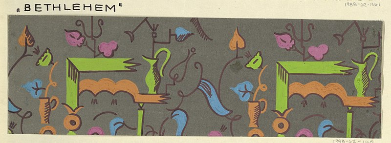 File:Drawing, Textile Design- Bethlehem, 1922 (CH 18629987).jpg