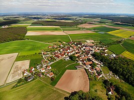 Eckenberg (Emskirchen) aerial photo (2020)