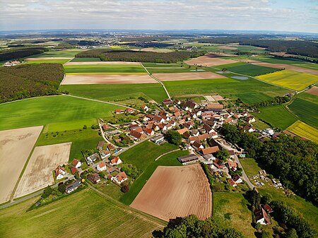 Eckenberg (Emskirchen) Luftaufnahme (2020)