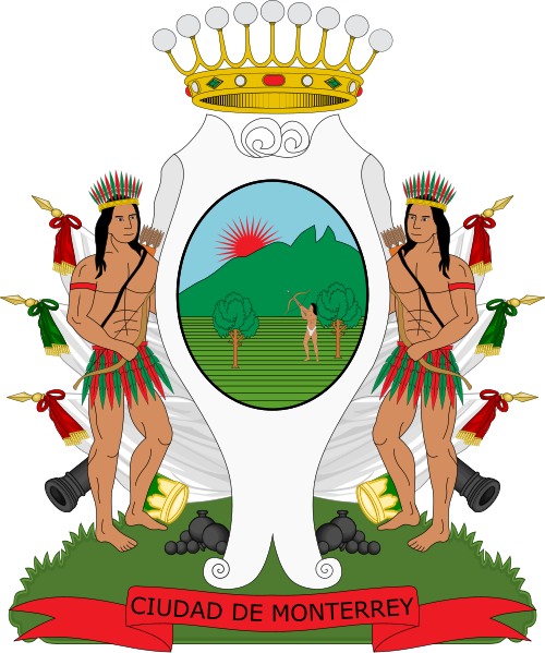 Dosiero:Escudo de Monterrey, Nuevo León, México.svg