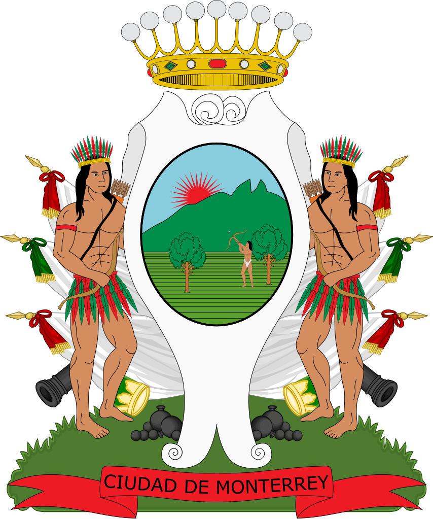 Archivo:Escudo de Monterrey, Nuevo León, Mé - Wikipedia, la  enciclopedia libre