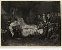 Mort de Napoléon, 1831, incisione di Emile Wibaille