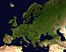 File:Europe satellite orthographic.jpg (Source: Wikimedia)