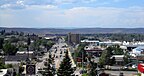 Evanston, Hrabstwo Uinta, Wyoming, USA - Widok na 