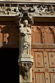 Statue on the exterior of the Abbey