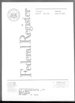 Thumbnail for File:Federal Register 2002-07-29- Vol 67 Iss 145 (IA sim federal-register-find 2002-07-29 67 145).pdf