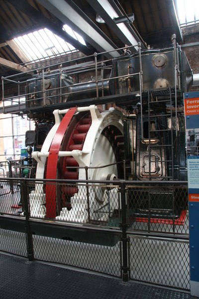 File:Ferranti engine, Museum of Science and Industry - geograph.org.uk - 1537297.jpg