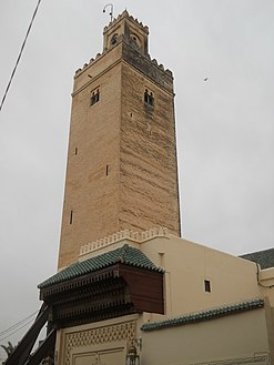 منظر لمئذنة المسجد