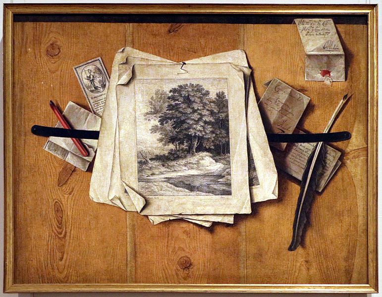 File:Filippo abbiati, trompe-l'oeil con stampe, 1690 circa.JPG