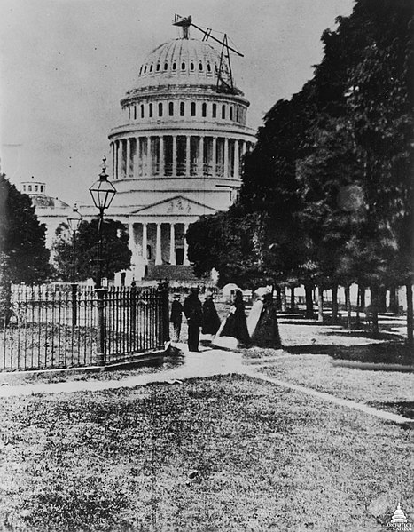 File:Flickr - USCapitol - Construction of Capitol Dome Nearing Completion.jpg