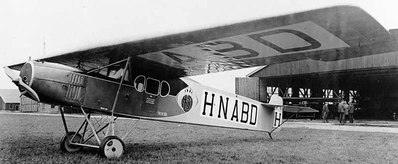 File:Fokker F.II H-NABD KLM (7585235340) (tight crop, grayscale).jpg
